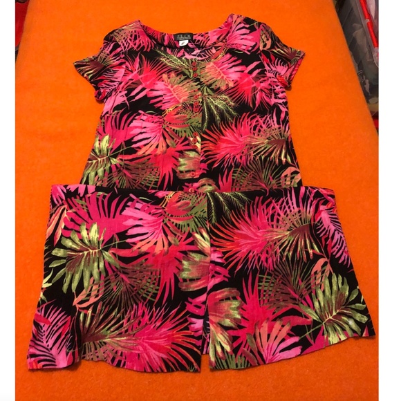 Vintage Plum floral pink maxi dress made in Canada EUC - Picture 5 of 8